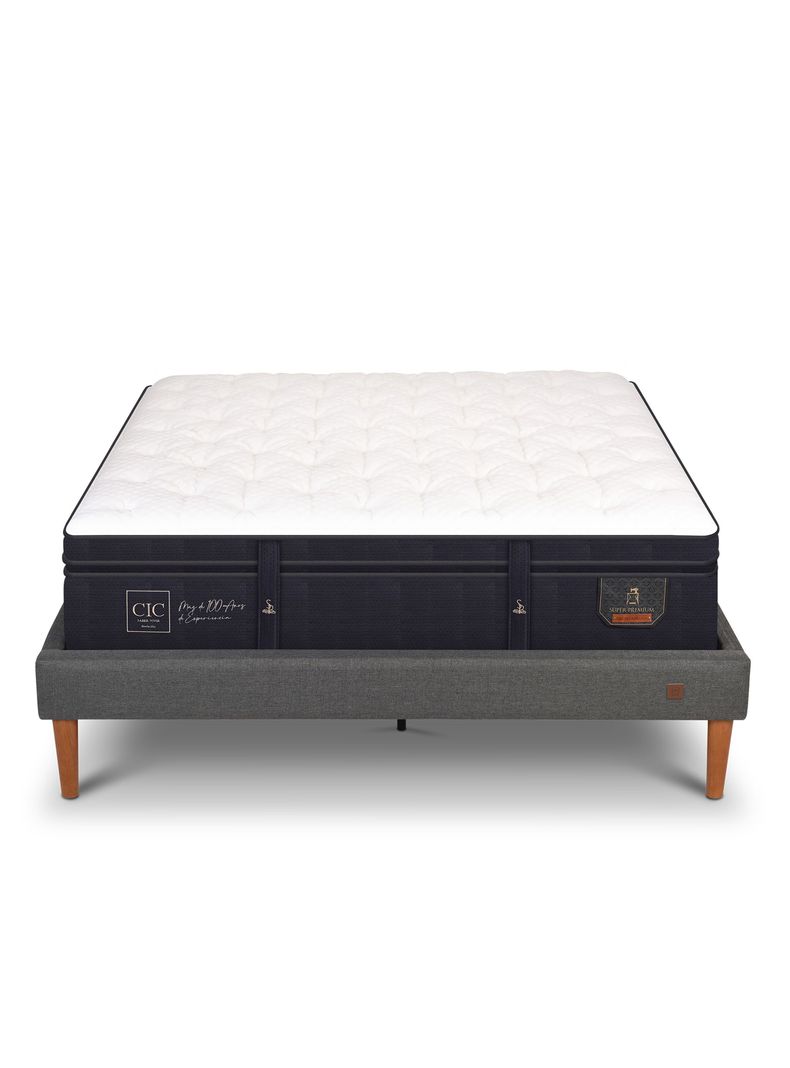 Cama Europea 2 Plazas Curve Super Premium-2