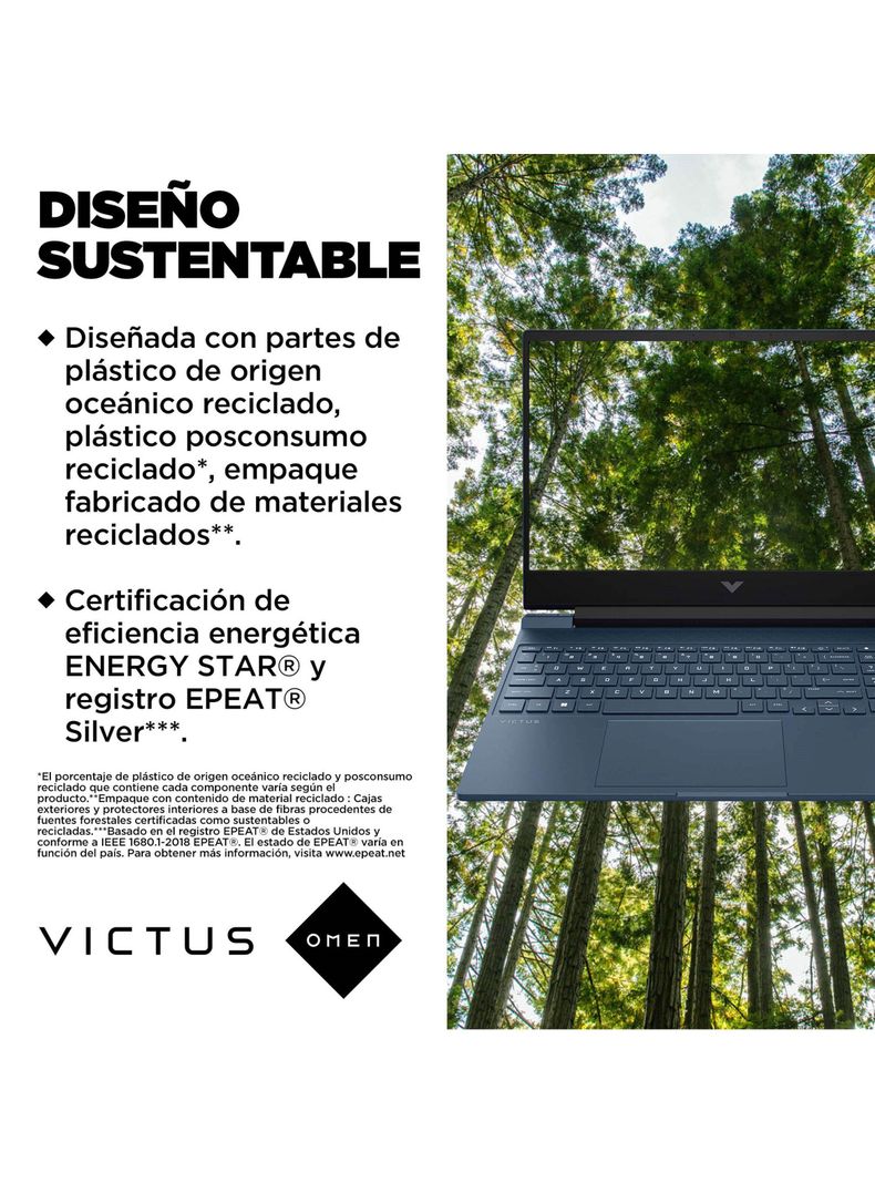 Notebook Gaming Victus 15-fa1013la Intel Core i7 NVIDIA GeForce RTX 4060 8GB GDDR6 16GB RAM 1TB SSD 15.6" FHD 144 Hz Windows 11 Home-8