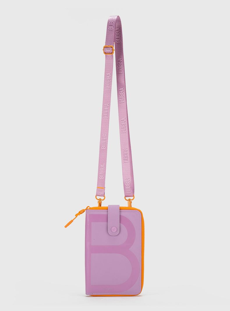 Bandolera Bubba Flat Purse Travel Lila