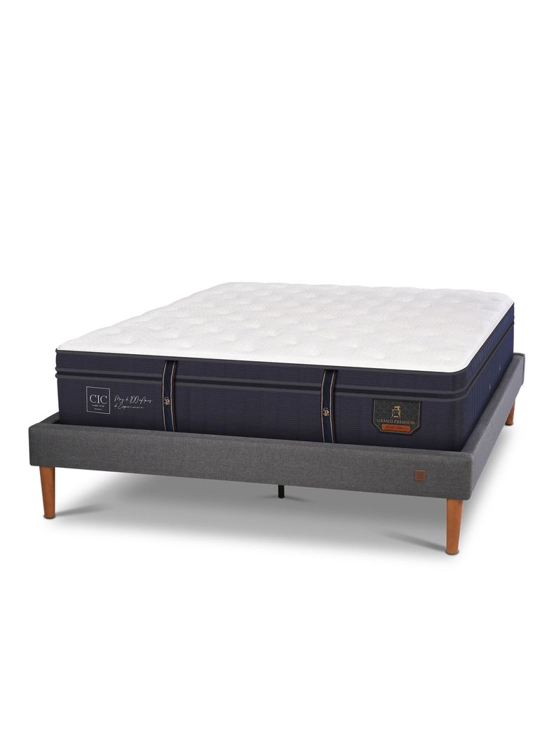 Cama Europea Curve Grand Premium 2 Plazas-0