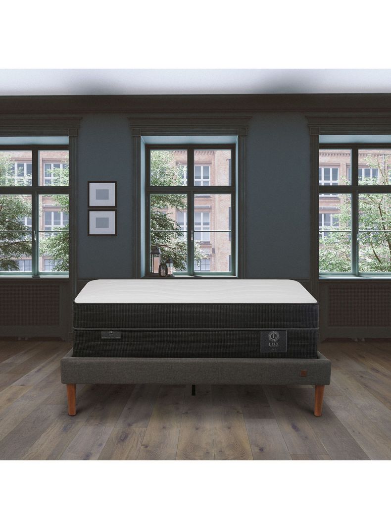 Cama Europea Curve Lux 2 Plazas Long Base Normal-8