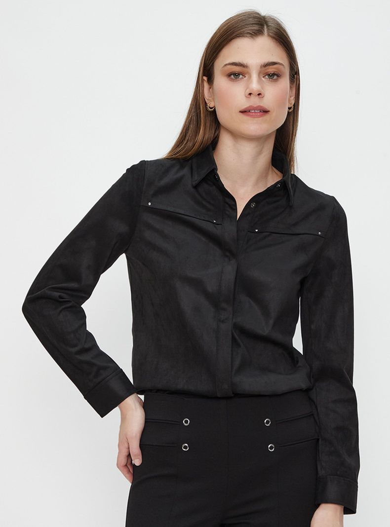 Chaqueta Camisera Lisa