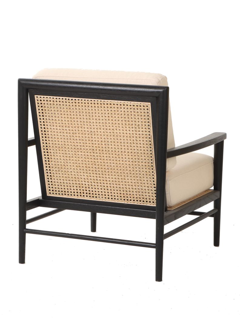 Sitial Josefa Ratán Negro/Beige-5