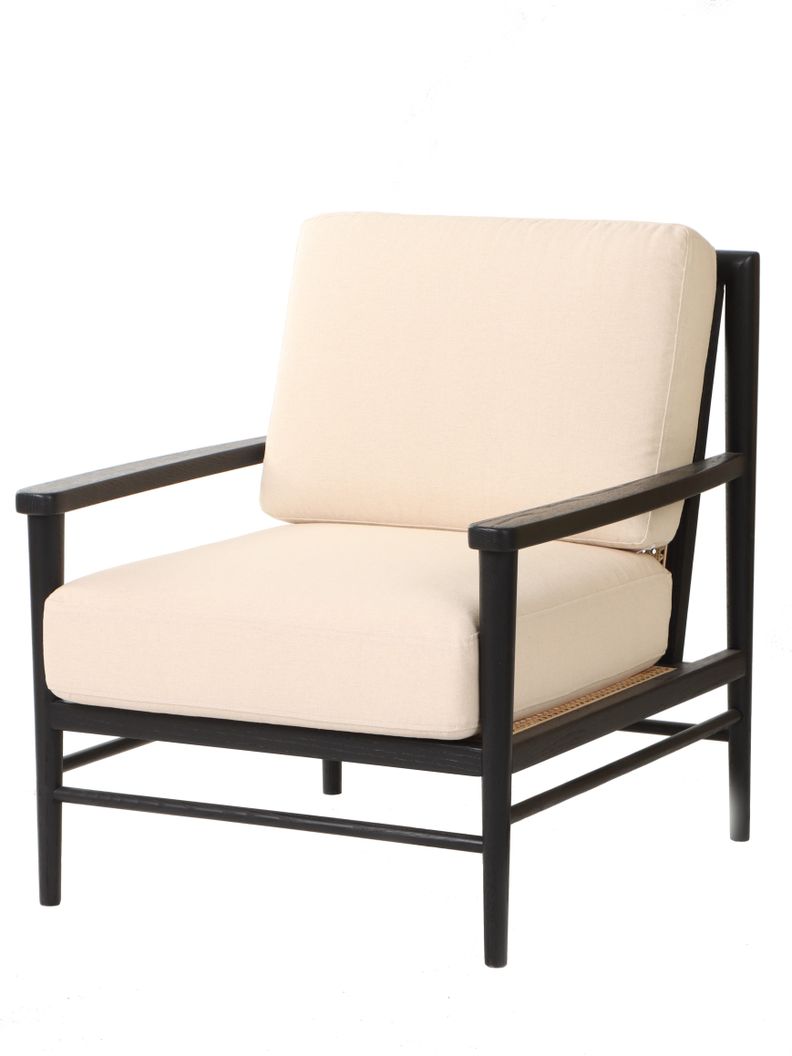 Sitial Josefa Ratán Negro/Beige-3