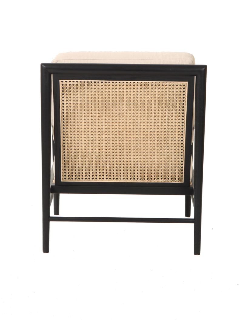 Sitial Josefa Ratán Negro/Beige-6
