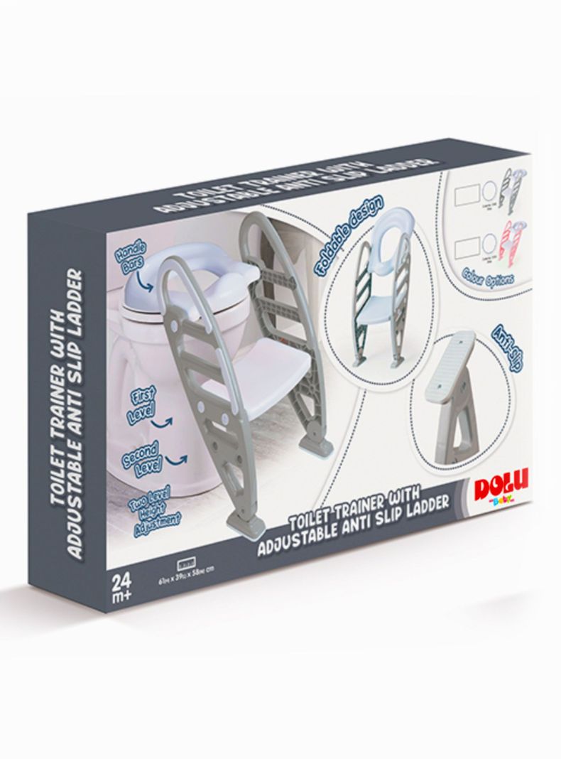 Asiento Adaptador Wc Gris-4