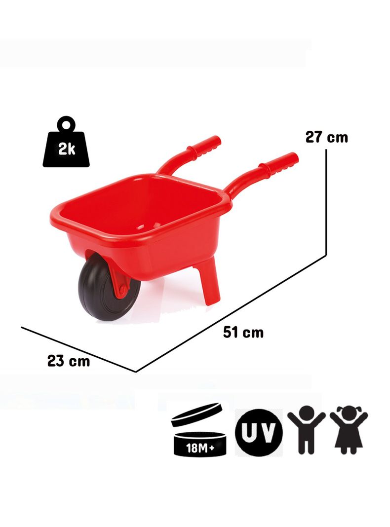 Juguete Mini Hogar Carretilla Roja Kids-1