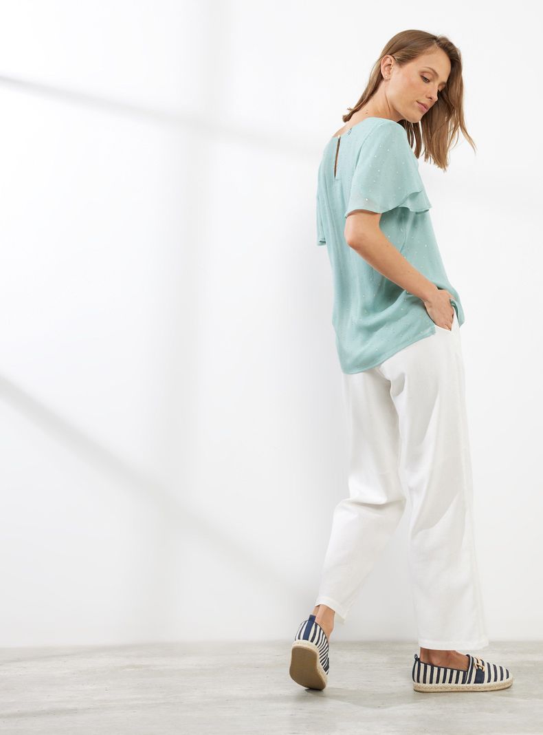Blusa Satín con Bordado de Lurex-5