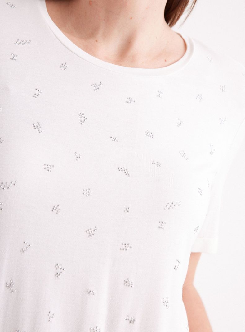 Polera con Aplicación de Brillos-3