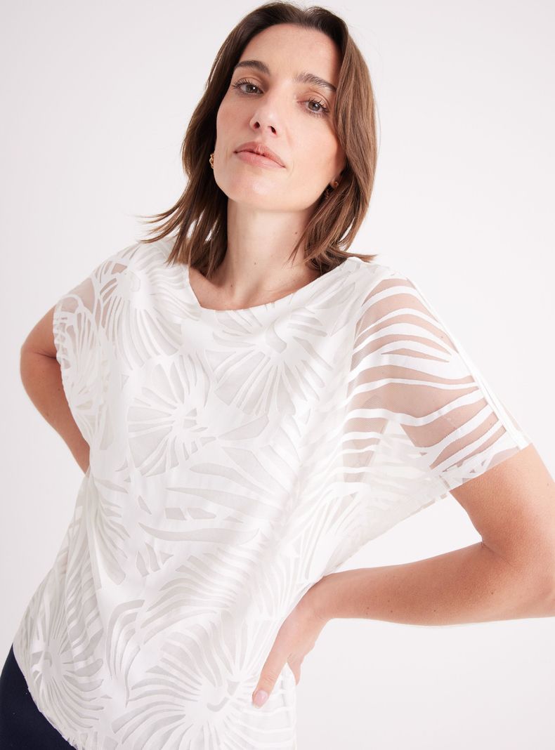 Polera Manga Kimono con Peto Interior-2