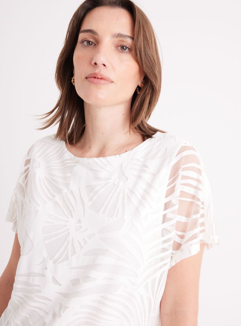 Polera Manga Kimono con Peto Interior-3
