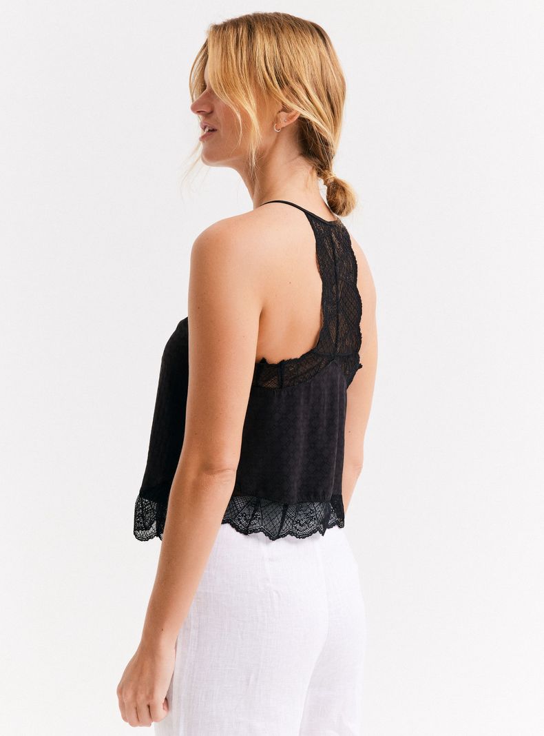 Blusa Lencera de Pabilos Acabado Satinado Opaco-1