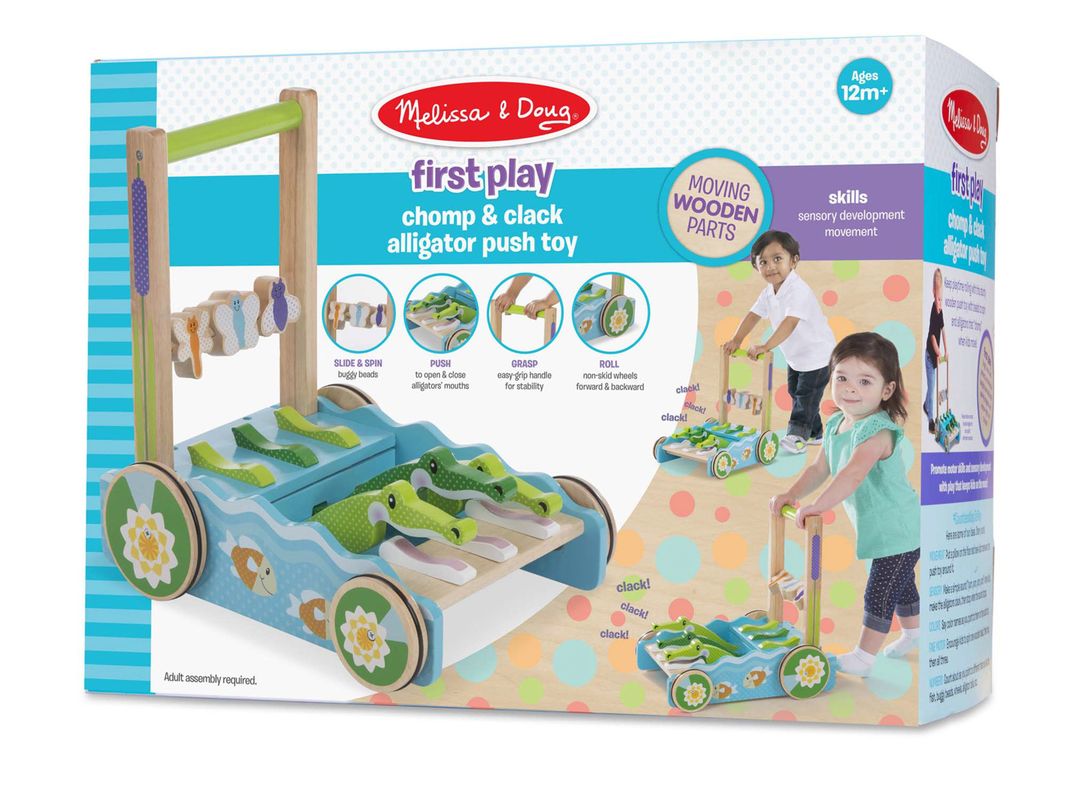 Melissa & Doug Carrito de Arrastre Cocodrilos Caramba