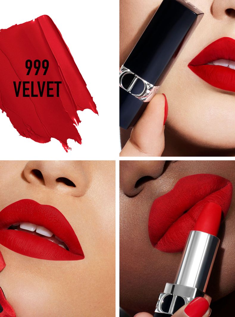 Labial Dior Rouge Velvet 999-2