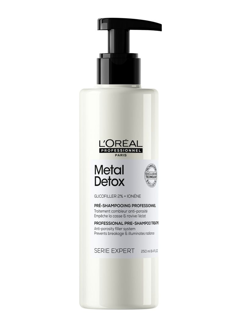 Pre-Shampoo Metal Detox de Tratamiento Rellenador Anti-Porosidad para Cabello Dañado y con Color 250 ml-0