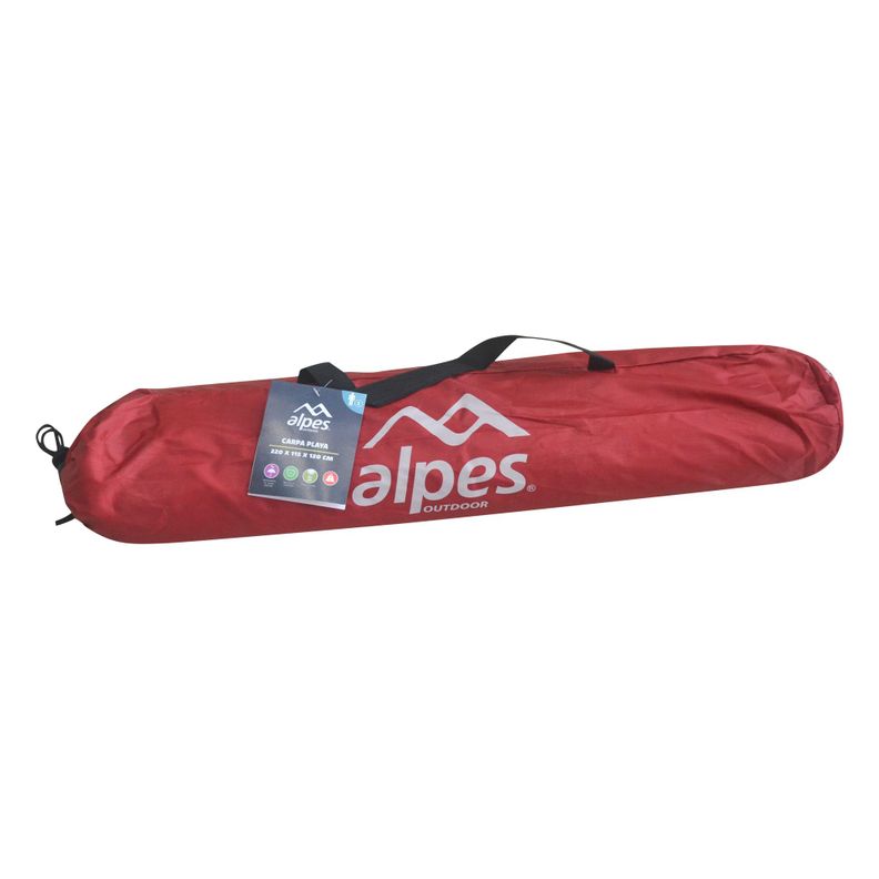 Carpa Playa Copacabana 220 x 115 x 120 cm Rojo-4