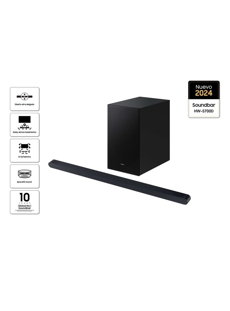 Soundbar S-Series HW-S700D/ZS 3.1 ch Sub Woofer-2