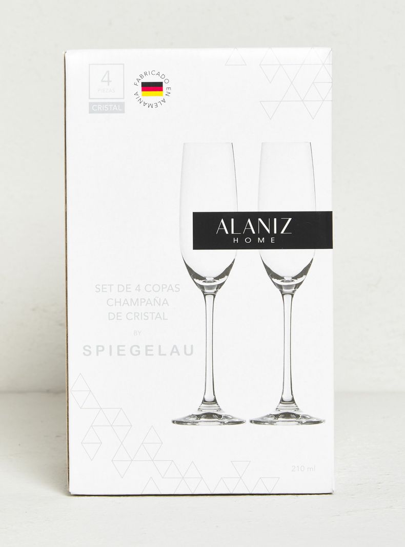 Set 4 Copas Cristal Champaña 210 ml Alaniz by Spiegelau-3