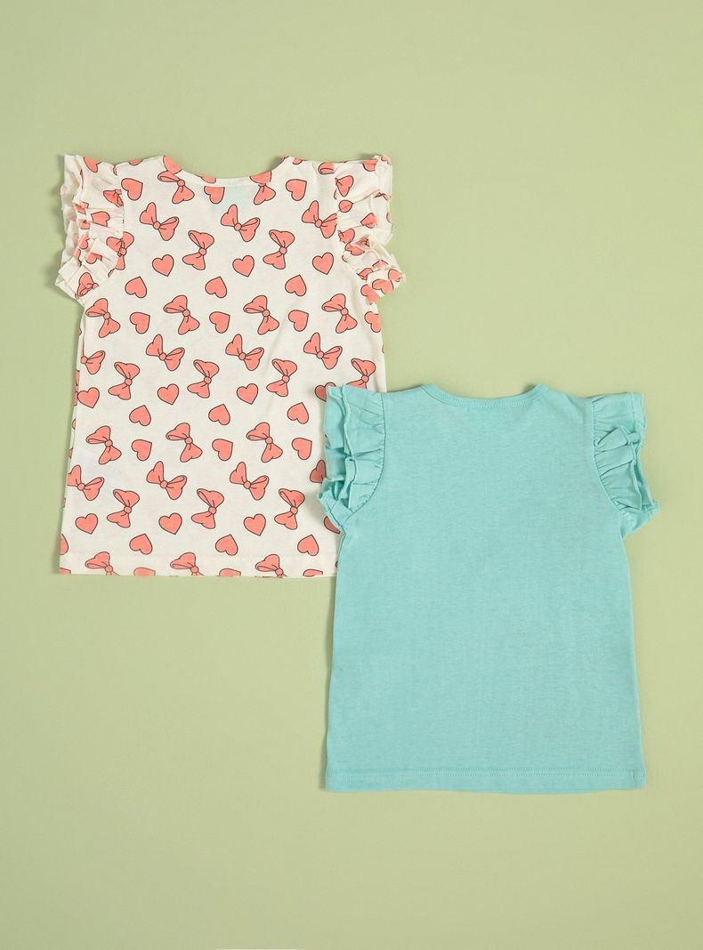 Polera Bipack Bebé Minnie y Daisy Disney-1