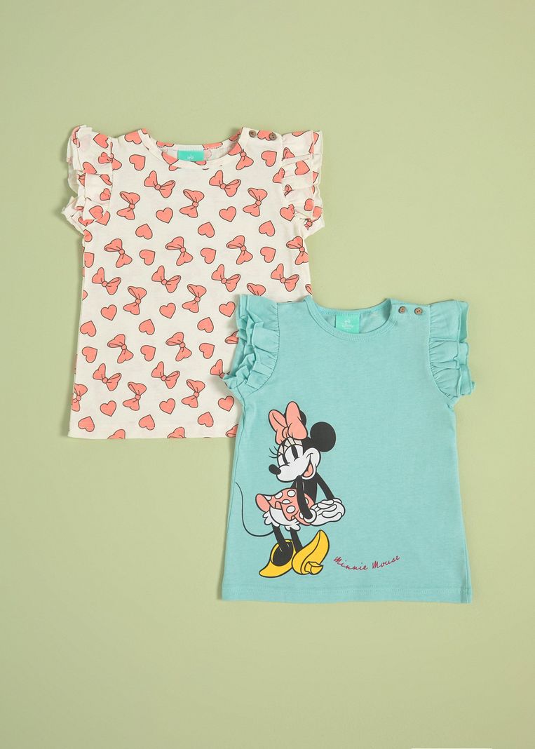Polera Bipack Bebé Minnie y Daisy Disney-0