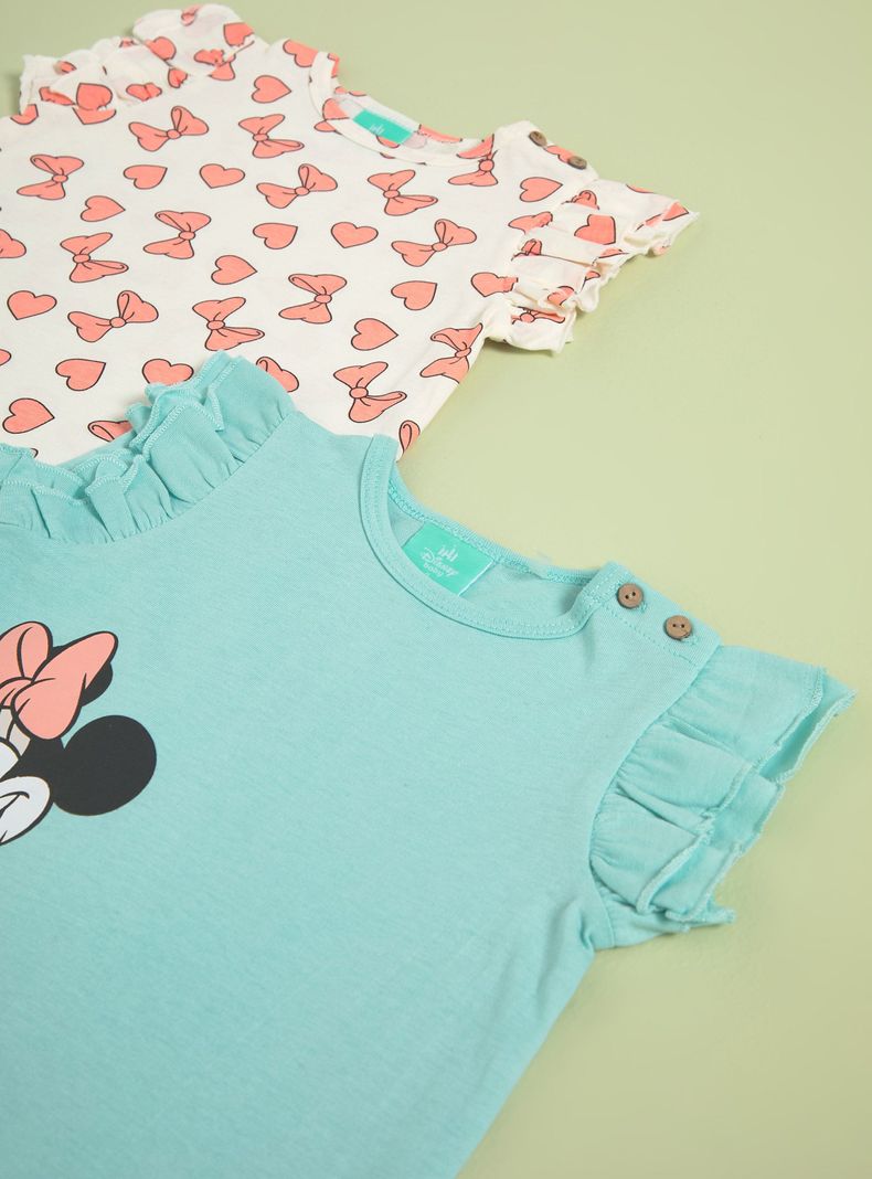 Polera Bipack Bebé Minnie y Daisy Disney-2