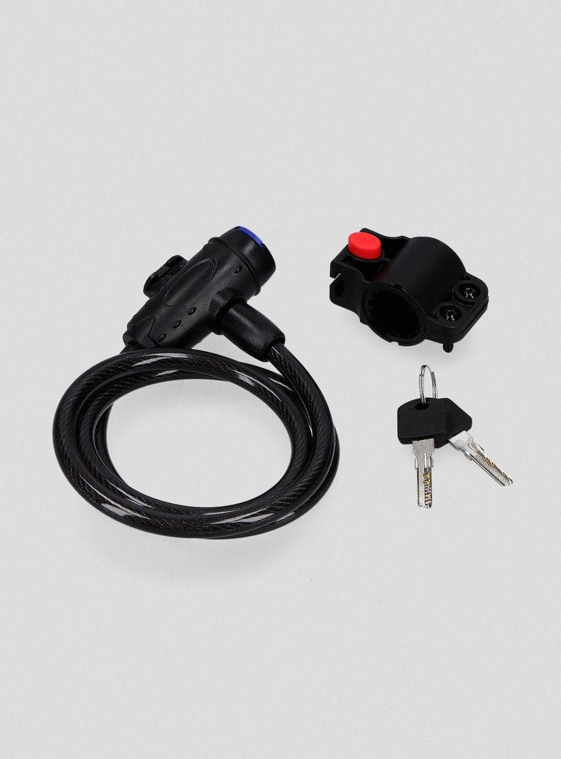 Candado de Cable Antirrobo con Llave-0