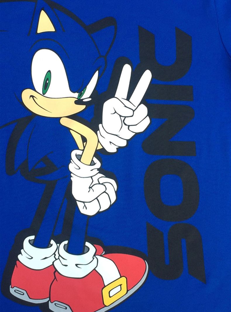 Polera Manga Corta Niño Personaje Sonic-2