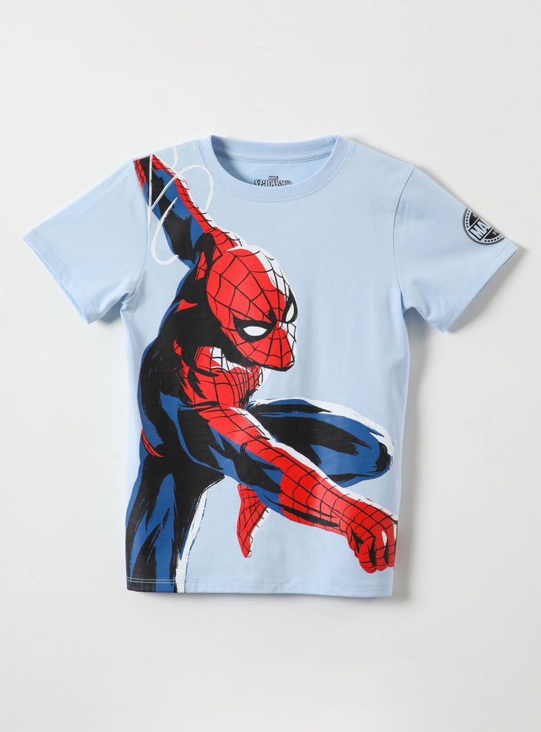 Polera Mc Niño Saltando Spiderman-0