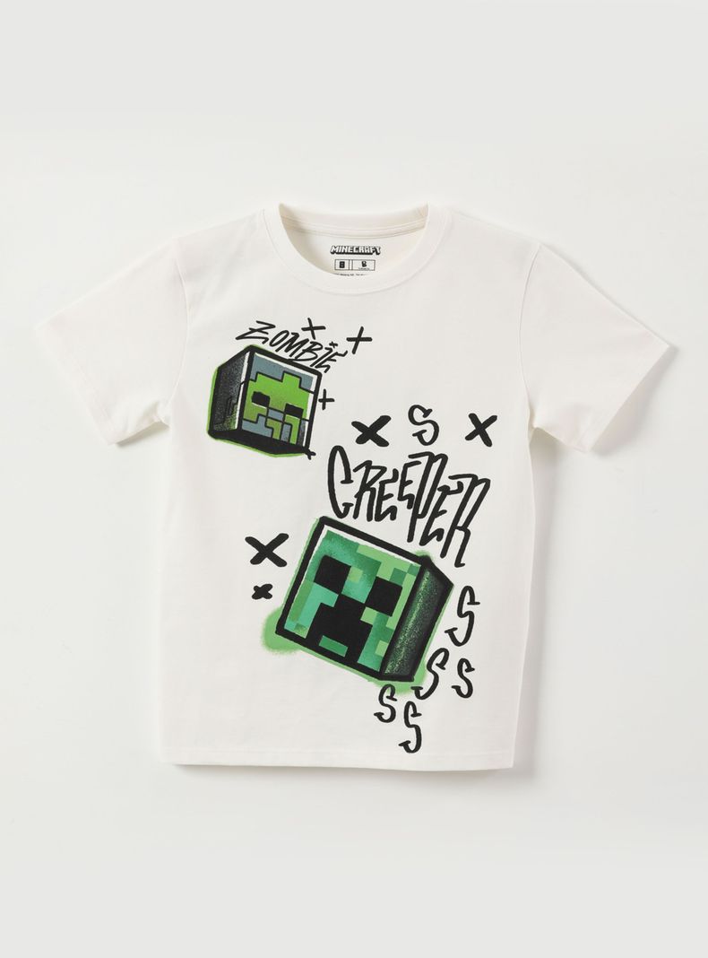 Polera Mc Niño Zombie Minecraft-0