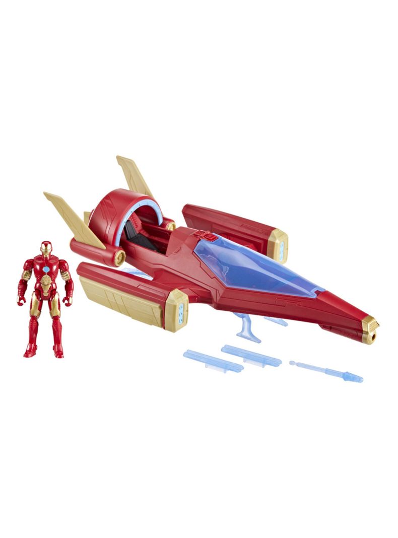 Figura de Acción Iron Man Jet de Combate-3