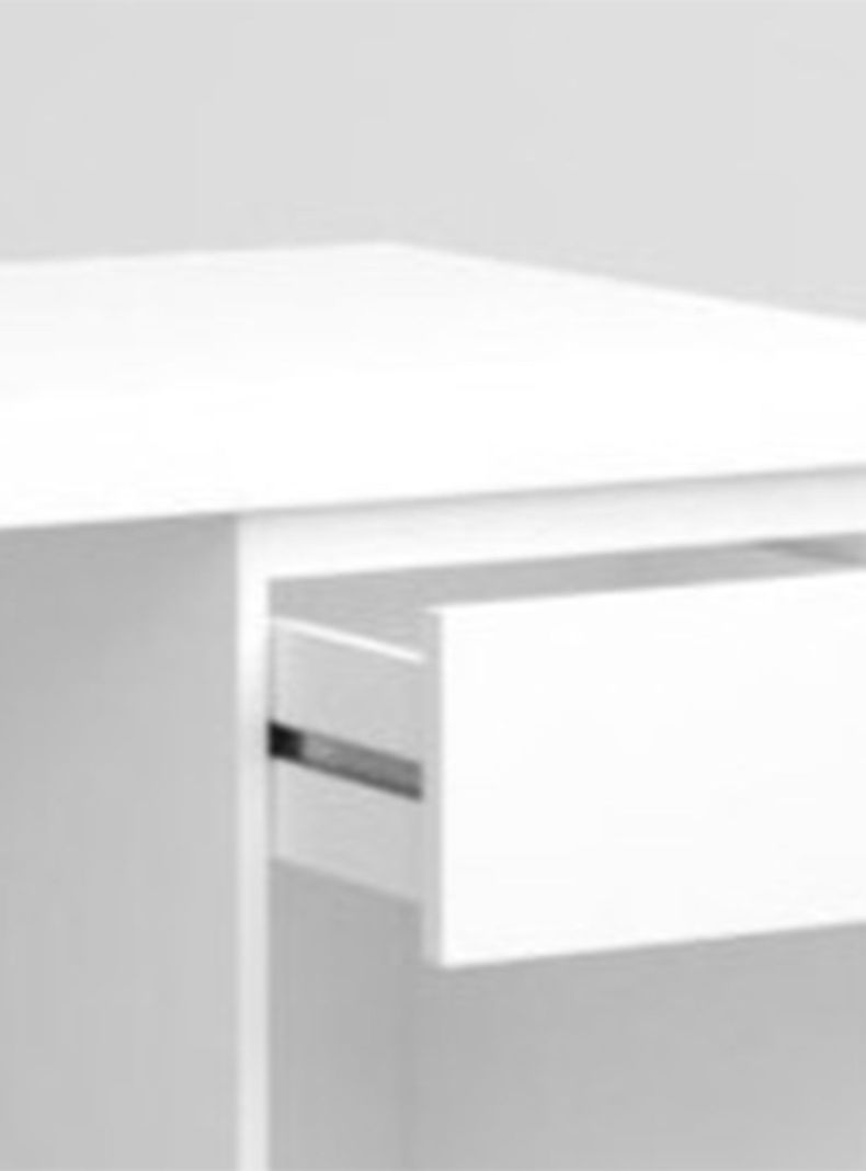 Escritorio Boro 1 Cajón Blanco-3