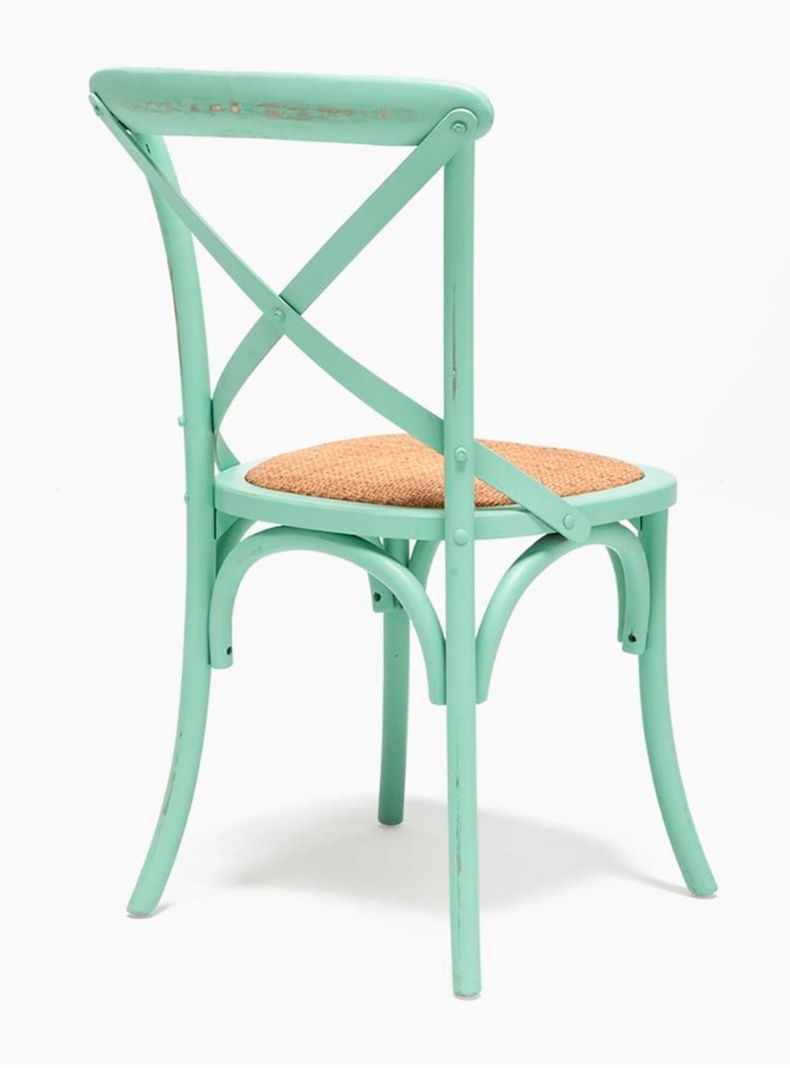 Set 6 Sillas Retro Verde Agua-3