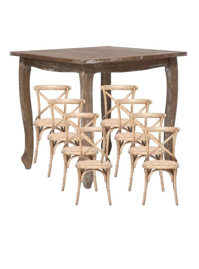Comedor Retro Albayalde 8 Sillas-0
