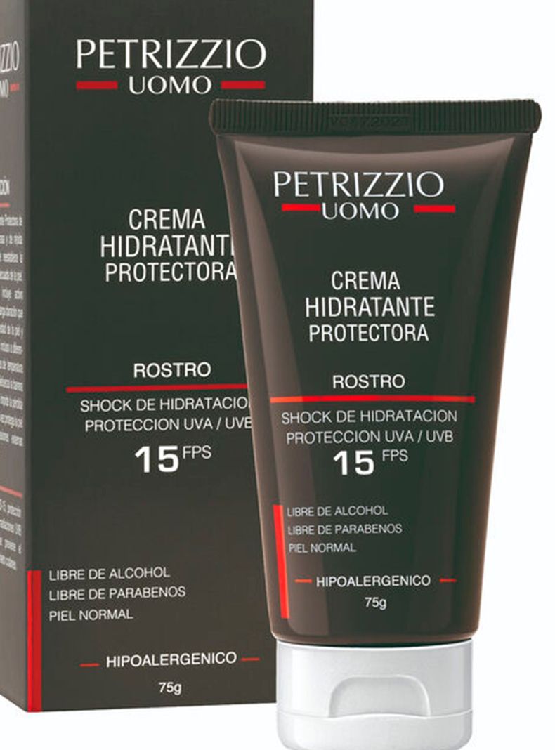 Crema Petrizzio Hidratante Protectora Hombre SPF 15 75 g-1