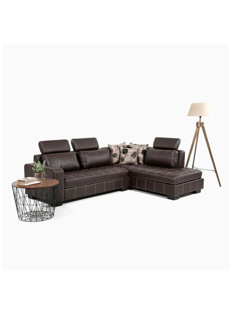 Sofa Seccional New Pathners Pu Derecho Café-4