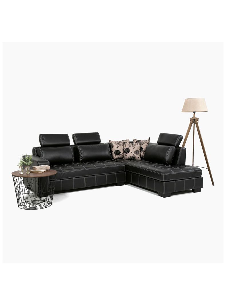 Sofa Seccional New Pathners Pu Derecho Negro-4