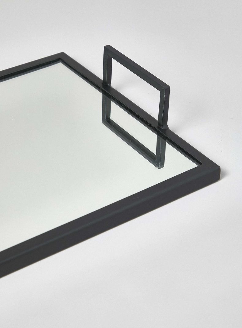 Bandeja Rectangular Negro 30x45 cm-2