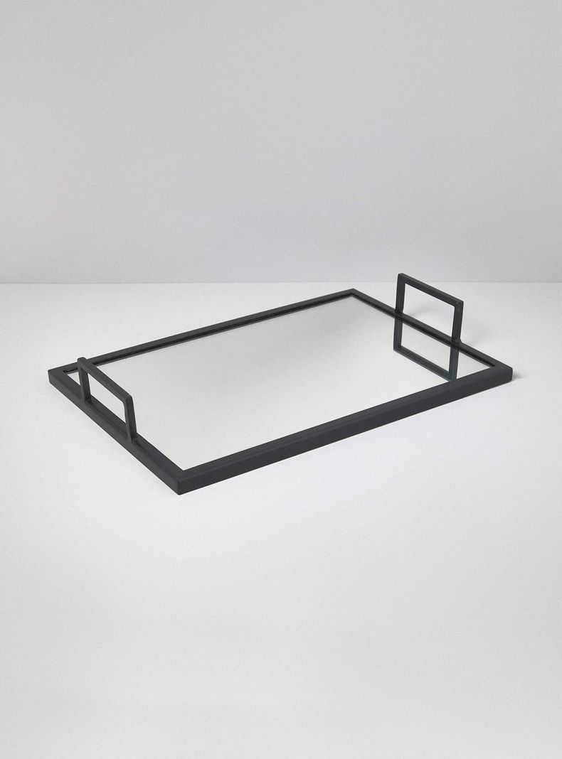 Bandeja Rectangular Negro 30x45 cm-0