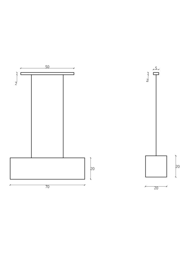 Lámpara Colgante R2 Gris-2