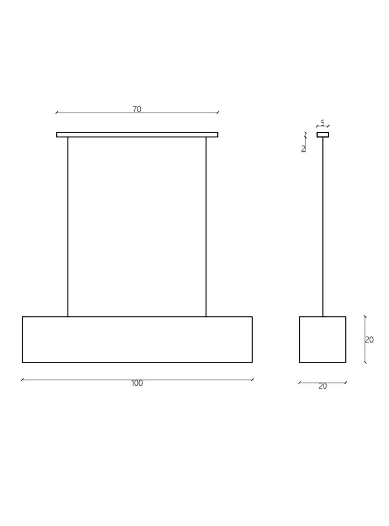 Lámpara Colgante R3 Gris-2