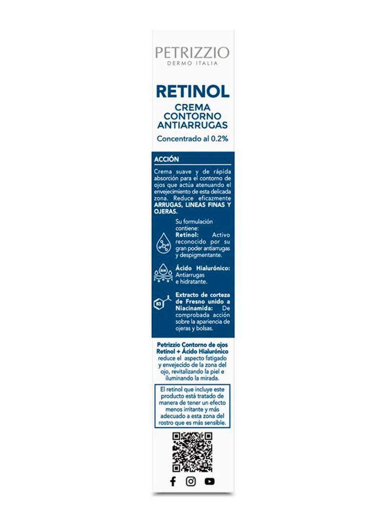 Crema Contorno Antiarrugas Retinol Concentrado al 0.2%-2