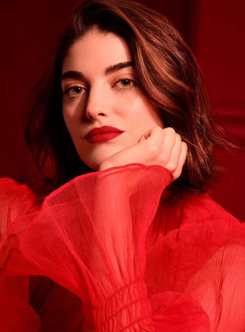 Labial L'Absolu Rouge Drama Matte Tono 316 7 g Lancôme-3