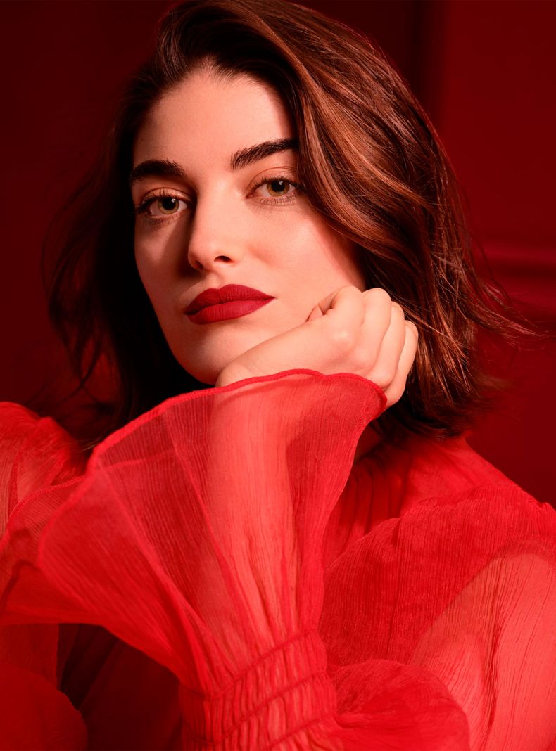Labial L'Absolu Rouge Drama Matte Tono 206 7 g Lancôme-3