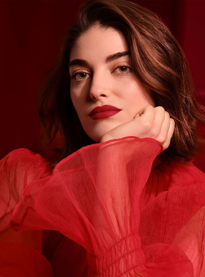 Labial L'Absolu Rouge Drama Matte Tono 505 7 g Lancôme-3