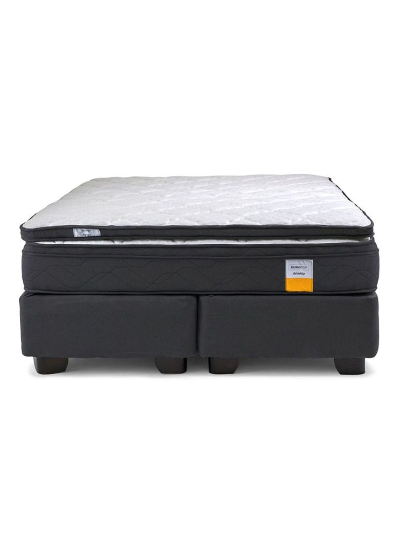 Cama Americana Eurotop 2 Plazas Plus Base Dividida + Topper-1