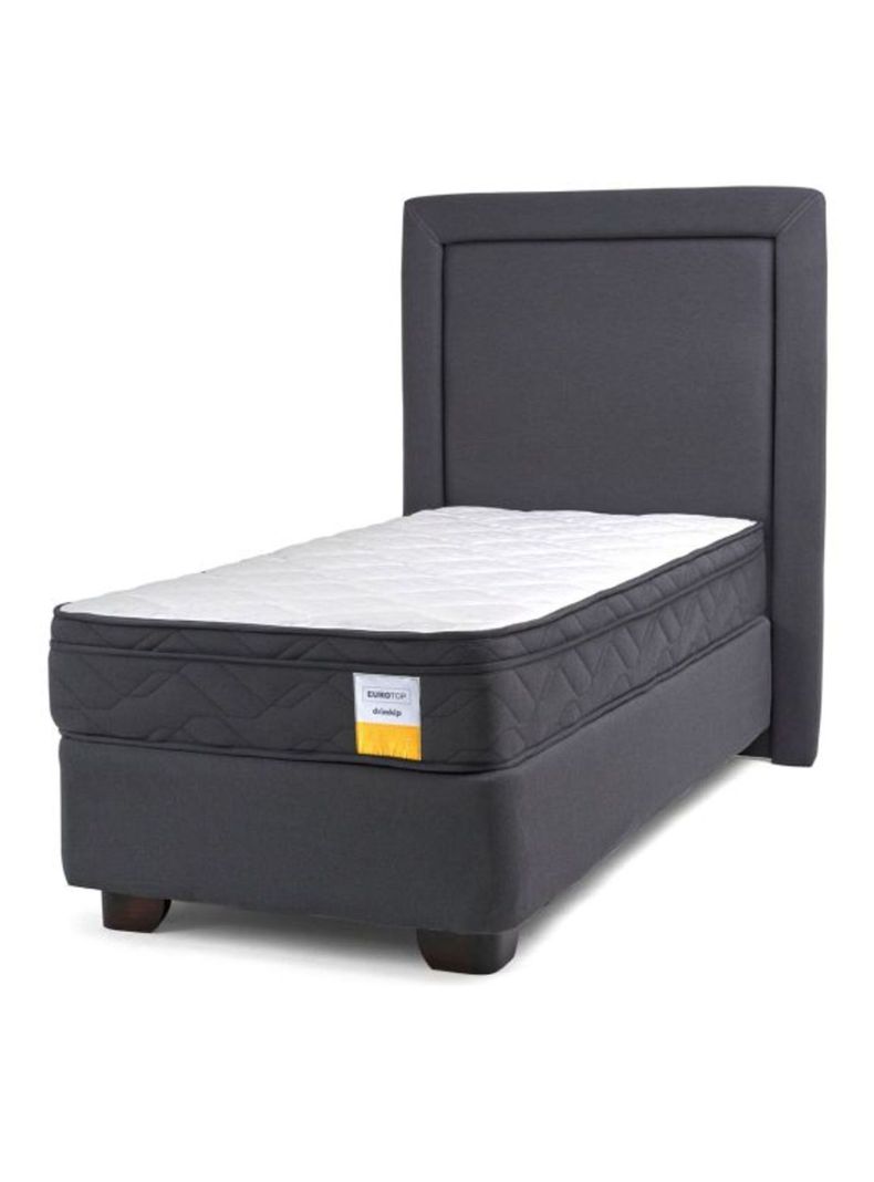 Cama Americana 1.5 Plazas + Respaldo-0