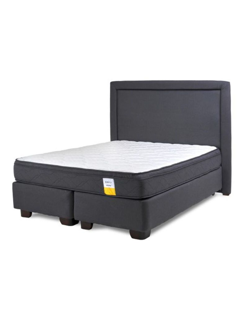 Cama Americana 2 Plazas Base Dividida + Respaldo-0