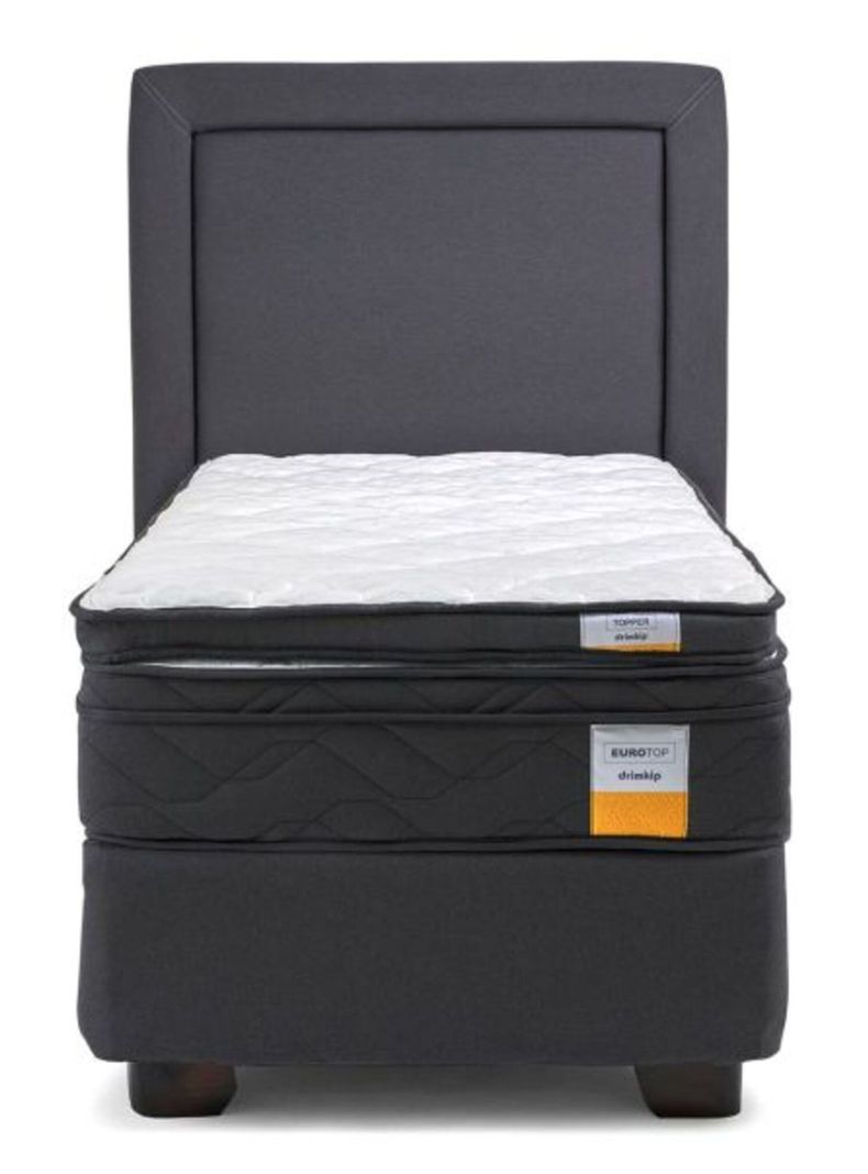 Cama Americana 1 Plaza + Topper + Respaldo-1