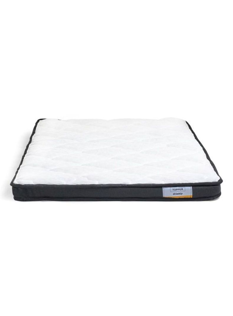 Cama Americana 1 Plaza Plus + Topper + Respaldo-2