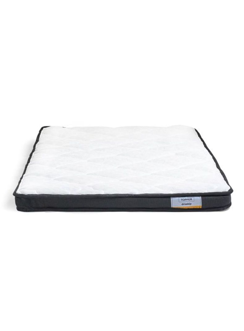 Cama Americana 1.5 Plazas + Topper + Respaldo-2